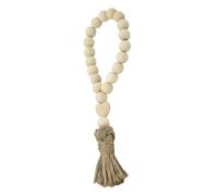 GLEAVI Tassel Wooden Bead Pendant Decor Indoor Beads String Ornament for Wall and Door Creative Home Hanging Decoration Bright Color String for Entryway and Living Room