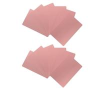 GLEAVI Thick Aluminum Sublimation Business Cards Blanks with Advanced Sublimation Technology 100pcs Double Side Metallic Business Card Look, Stable and Vibrant Personalization