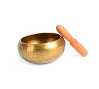 GLEAVI Tibetan Meditation Singing Bowl Handmade Nepal Bowl for Relaxation Stress Relief with Stick Beautiful Engraved Design for Yoga Meditation