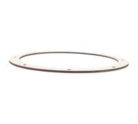 GLEAVI Unfinished Wooden Wreath Frame DIY Floral Ring for Holiday Decor Valentine's Day Weddings Crafting Wood with Guide for Easy Garland Making