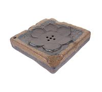GLEAVI Vintage Crude Pottery Tea Tray Elegant Teapot Teacup Holder for Home Restaurant Yoga Room Stylish Multi Purpose Storage for Tea Lovers