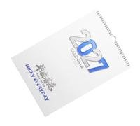 GLEAVI Wall Calendar and Large Grid Spaces, Writable Design Monthly Planner with Coil Bound Spiral Binding Easy Installation with Holiday for Home Office and Reading Log Tracking