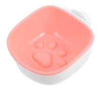GLEAVI Wall Mounted Cat Water Bowl with Detachable Abs Bowl Body Space-saving Cat Feeder for Mess-free Feeding and Drinking
