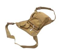 GLEAVI Waterproof Waist Bag Thigh Pack Outdoor Drop Leg Pouch Mud Color Lightweight Hiking Motorcycle Storage Pocket for Camping