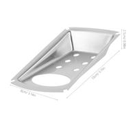 GLEAVI Weatherproof Stainless Steel Cigarette Butt Receptacle with Windproof Design Outdoor Ashtray for Parks Hotels and Public Property Spaces Easy to Clean and