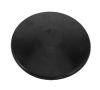 GLEAVI Weighted Rubber Discus 1Kg/2.2Lb Solid Black, Safe Training Discus for Youth and College Track and Field Athletes
