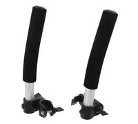 GLEAVI Wheelchair Handle Extender 1 Pair with Quick-Release Clamp 10.83In Universal Push Bar Extension for Manual and Power Wheelchairs Suitable for Hospitals and Care Homes