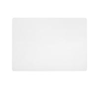 GLEAVI White Tempered Glass Mouse Pad for Gaming and Lab Use | Matte Polished Surface, Rigid No Drag Feel, Stays Firmly in Place, Minimalist Desk Stability
