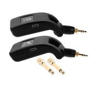 GLEAVI Wireless Guitar Transmitter and Receiver System 2.4GHz Small Rechargeable Wireless Instrument Audio Transceiver for Electric Guitar Bass Ukulele - 1 Channel Transmission Suitable