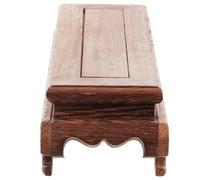 GLEAVI Wooden Display Stand for Vase and Fish Bowl Solid Wood Riser Base for Potted Plants Indoor Garden and Home Decor Holder with Strong Bearing Capacity