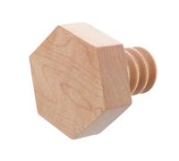 GLEAVI Wooden Wall Hooks Screw Mounted Heavy Duty Coat Hat Towel Hangers Natural Birch Maple Wood Decorative Shaker Pegs for Entryway Bathroom Living Organization