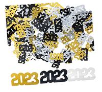 GLEAVI Year Party Confetti Scatters Festive Table Decorations for Celebration Multipurpose Use for Gifts Invitations Crafts and Room Decor
