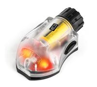 GLECTICAL Tactical Helmet Light, IR Strobe Light & 4 Speed Red Strobe with Magic Tape for Fast Helmet Accessories for Outdoor Sports(RED)