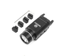GLECTICAL TLR-1 Tactical Torch 700 Lumens, XML Tactical Flashlight with Constant-on/Momentary-on/Strobe Flashlight Modes,Black