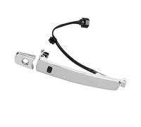 Gledewen Exterior Chrome Door Handle Front Left Driver Side with Keyhole | Smart Entry Keyless | for 2010-2013 Nissan Rogue | Replaces# 80640-CZ31B, 80645-CA000