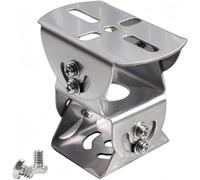 GledeYeTec Universal Steel 3D Wall Pole Joint Mount Adaptor, 3-Axis Universal CCTV Camera Mount Bracket Adjustable Extension Adapter for CCTV Surveillance Camera (3D Stainless Steel Mount Adapter)
