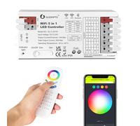 GLEDOPTO WiFi Bluetooth 5 in 1 LED Controller RGBCCT RGBW RGB LED Strip Work with Tuya Smart Life Alexa Smart App Control for Dimming