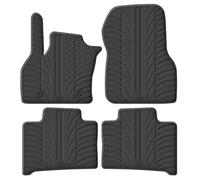 Gledring 0027 set of rubber mats suitable for Renault Zoe II 2019 - (T profile 4 pieces + mounting clips)