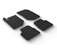 GLEDRING 0099 Set of Rubber Mats for Peugeot 208 2008 II 2020 & Vauxhall Corsa F 2019 / Mokka 2020 Excl. Electric (T Profile 4 Pieces + Mounting Clips)