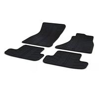 Gledring RHD 0701 Front Rear Car Floor Mat Set 4 Pieces Tailored Rubber Black