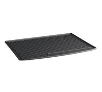 GLEDRING Rubbasol (Rubber) Boot Mat Compatible with Audi A3 (8Y) Sportback 2020- (High Variable Loading Floor), Black