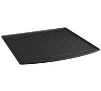 Gledring Rubbasol (Rubber) Trunk mat compatible with Seat Leon ST 5F 2013-2020 (Upper variable floor), Black
