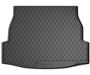 Gledring Rubbasol (Rubber) Trunk mat compatible with Toyota RAV4 V 2019- excl. PHEV & Suzuki Across PHEV 2020- (Upper variable floor & with spare wheel), Black