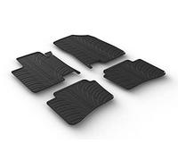 Gledring Rubber car mats set compatible with Hyundai i20 II 2014-2020 (T profile 4-pieces)