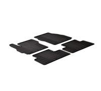 Gledring Rubber car mats set compatible with Mazda 5 2010- (T profile 4-pieces + mounting clips)