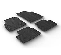 Gledring Rubber car mats set compatible with Opel Astra K 5 doors & Sportstourer 6/2015- (Manual) (T profile 4-pieces + mounting clips)