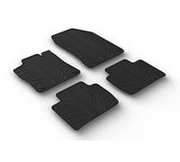 Gledring Rubber car mats set compatible with Peugeot 408 X 2022- (T profile 4-pieces)