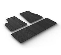 Gledring Rubber car mats set compatible with Tesla Model S 2016- incl. Model S 85D (T profile 5-pieces)