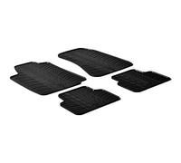 Gledring Rubber car mats set LHD compatible with Alfa Romeo 159 2005- (T profile 4-pieces + mounting clips)