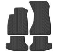 Gledring Rubber car mats set LHD compatible with Audi A5 Coupe 12/2016- (T profile 4-pieces + mounting clips)