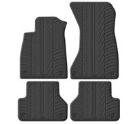 Gledring Rubber car mats set LHD compatible with Audi A5 Sportback 12/2016- (T profile 4-pieces + mounting clips)