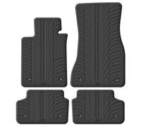 Gledring Rubber car mats set LHD compatible with BMW 5-Series G30/G31 2017-2023 (T profile 4-pieces + mounting clips)