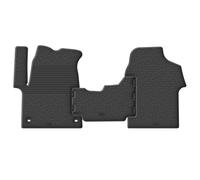 Gledring Rubber car mats set LHD compatible with Citroen Jumpy/Peugeot Expert/Toyota Proace 2016- & Opel Vivaro Cargo 2019- & Fiat Scudo 2022- (G profile 3-pieces + mounting clips)