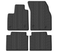 Gledring Rubber car mats set LHD compatible with Ford Focus IV HB 5-doors & Estate 2018- (T profile 4-pieces + mounting clips)