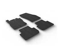 Gledring Rubber car mats set LHD compatible with Hyundai Veloster 2011- (T profile 4-pieces)