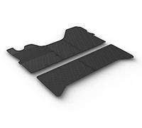 Gledring Rubber car mats set LHD compatible with Iveco Daily HD Double Cab 2014- (G profile 5-pieces)