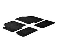 Gledring Rubber car mats set LHD compatible with Kia Soul 2009-2014 (T profile 4-pieces)