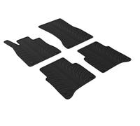 Gledring Rubber car mats set LHD compatible with Mercedes S-Class V223 LWB 9/2020- (T profile 4-pieces + mounting clips)