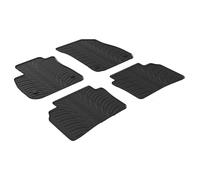 Gledring Rubber car mats set LHD compatible with Opel Insignia Grand Sport & Sportstourer 2017- (T profile 4-pieces + mounting clips)