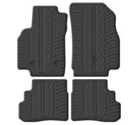 Gledring Rubber car mats set LHD compatible with Opel Karl 8/2015- (T profile 4-pieces + mounting clips)