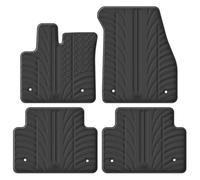 Gledring Rubber car mats set LHD compatible with Range Rover Evoque 2019- (T profile 4-pieces + mounting clips)