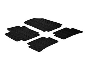 Gledring Rubber car mats set LHD compatible with Renault Clio IV 5 doors 2012-2019 / Clio IV GT 2013- / Captur 2013-2019