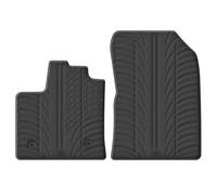 Gledring Rubber car mats set LHD compatible with Renault Express Cargo 2021- (T profile 2-pieces)