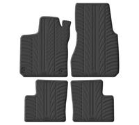 Gledring Rubber car mats set LHD compatible with Renault Twingo E-Tech 2020- (T profile 4-pieces + mounting clips)