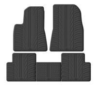 Gledring Rubber car mats set LHD compatible with Tesla Model 3 7/2017-11/2020 (T profile 5-pieces)