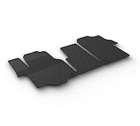 Gledring Rubber car mats set LHD compatible with Volkswagen Crafter 2017- & MAN TGE 2017- (G profile 3-pieces)